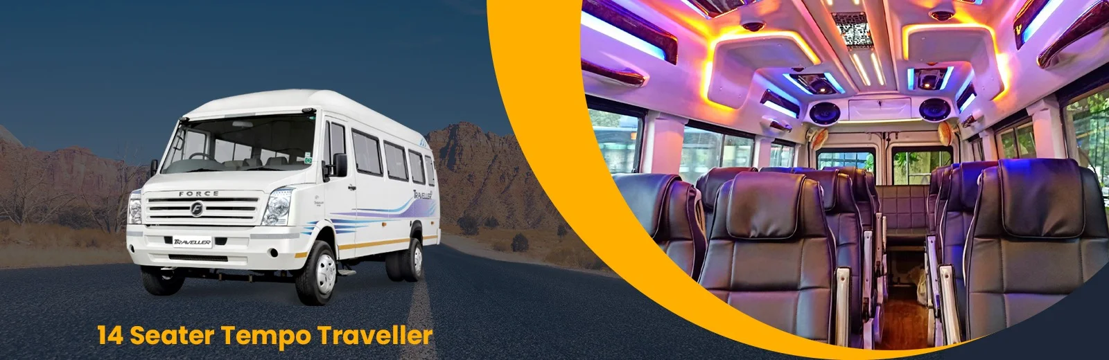 14 Seater Tempo Traveller