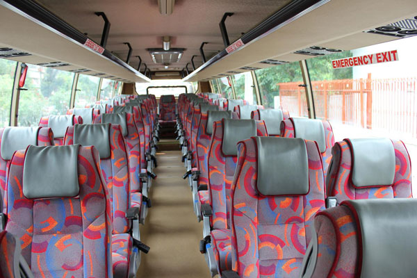 Rent 14 Seater Isuzu Bus With Washroom In Delhi