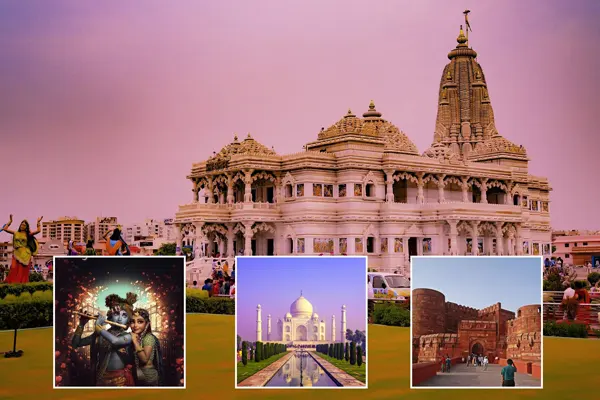 Same Day Agra Mathura Vrindavan Tour Package