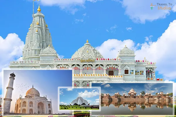 Delhi Mathura Vrindavan Agra Tour Package 2 Days