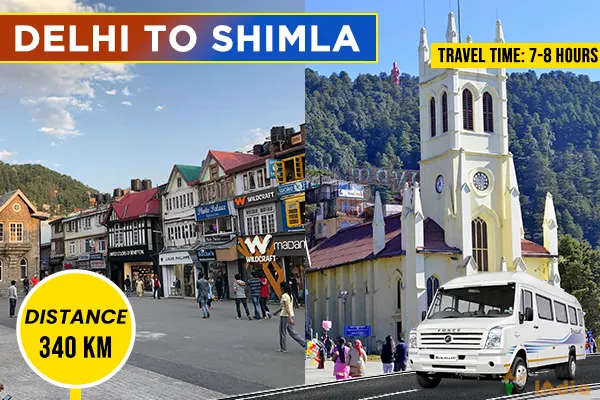 Delhi to Shimla by Road