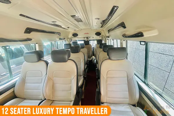 12 Seater Luxury Tempo Traveller