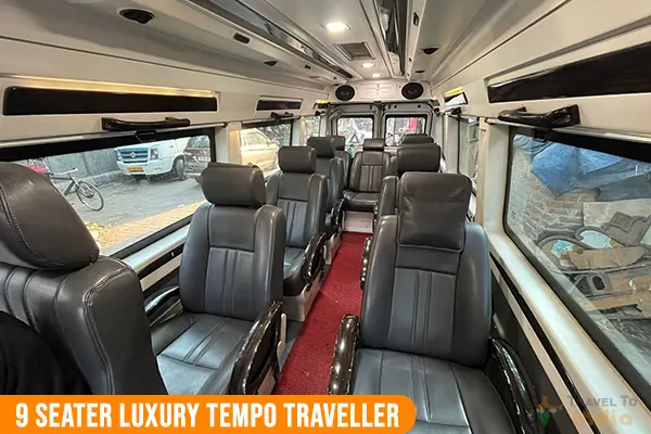 9 Seater Luxury Tempo Traveller