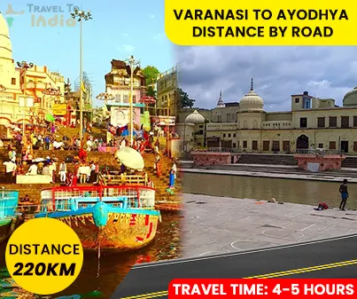 Varanasi to Ayodhya Distance